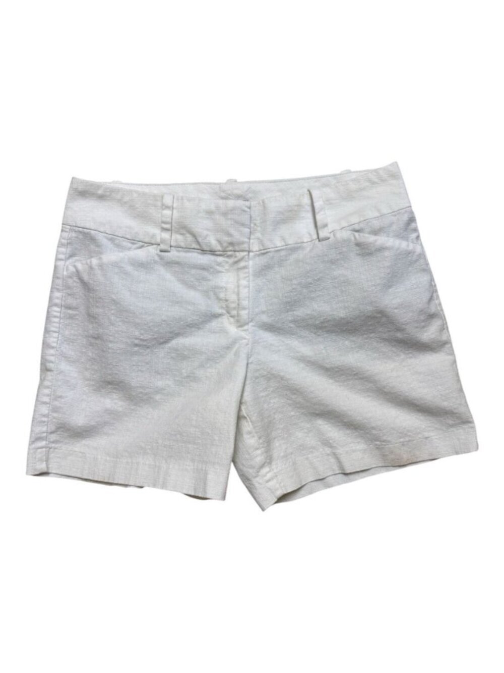 Ann Taylor Signature White Shorts Women’s Size 8 Stretch Career Casual